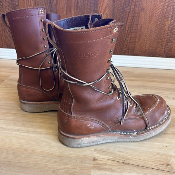 Nicks Handmade Moc Toe 8inch wedge - Picture 3 of 5